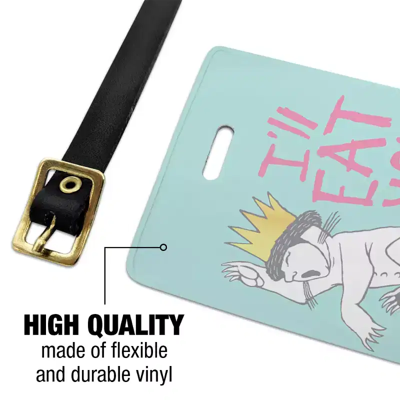 Where The Wild Things Are Eat You Up Luggage ID Tags Set of 2