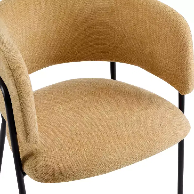 Christopher Knight Home Nest Modern Upholstered Dining Chairs with Metal Frame (Set of 4)