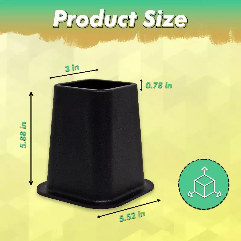 Heavy Duty Bed Risers Set