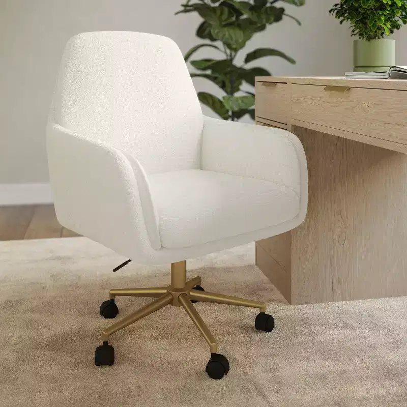 Martha Stewart Clara Upholstered Office Chair