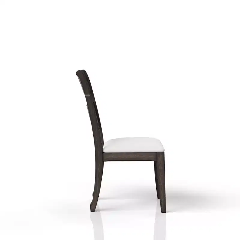 GDFStudio Sheng Modern Wooden Upholstered Seat Side Chair