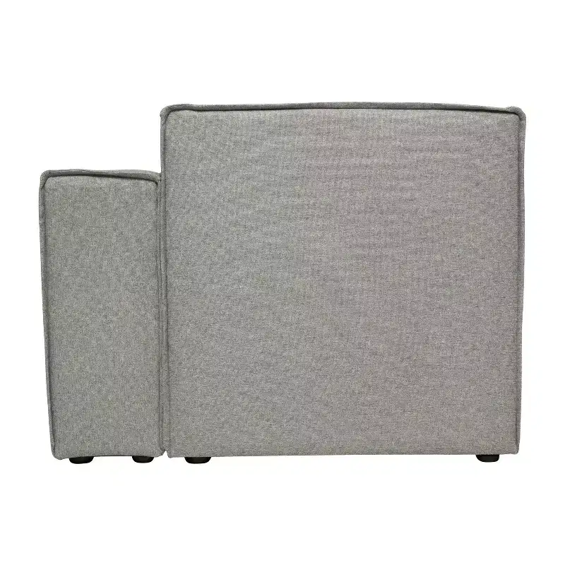 Emma and Oliver Modular Right Side Armchair with Arm Rest