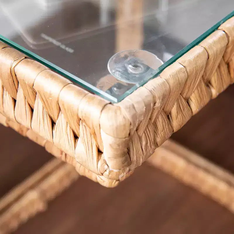 Ismaya Water Hyacinth Nesting C-Tables - 2pc Set - Natural - SEI