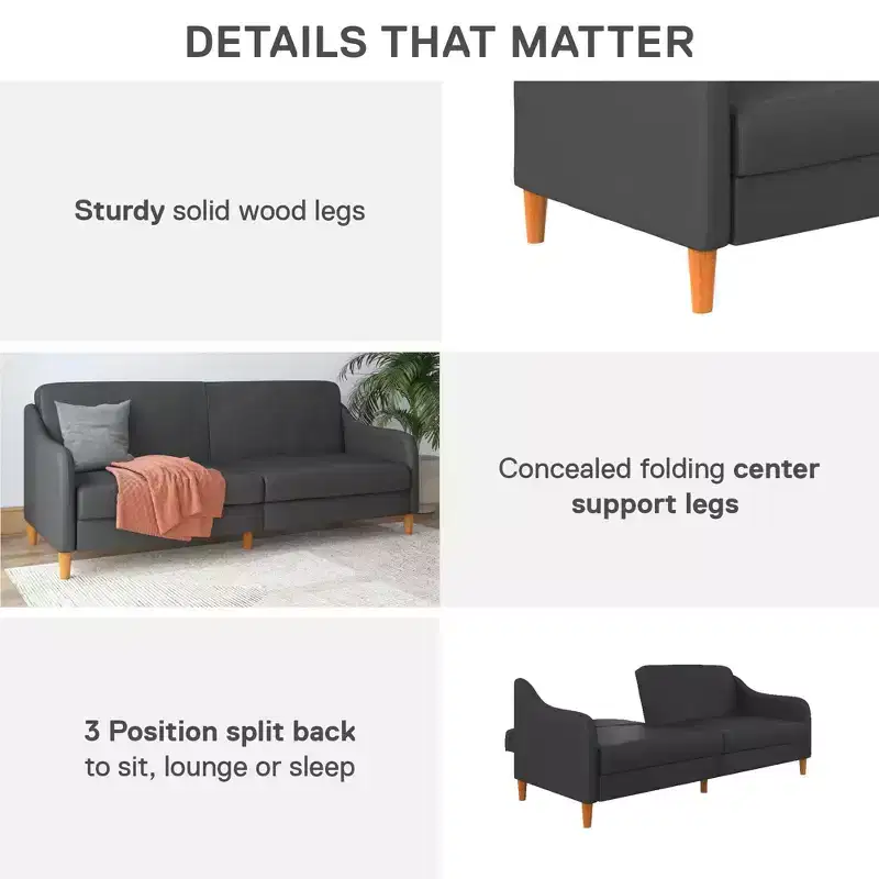 DHP Jasper Coil Futon