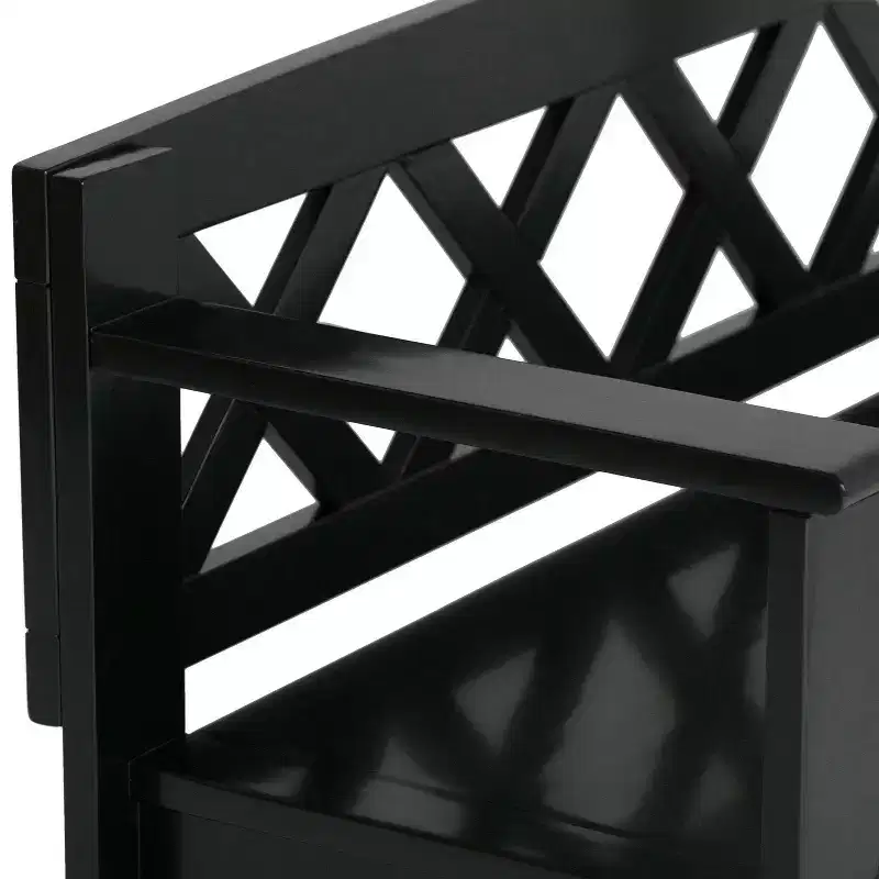 Halifax 48 inch Wide Solid Wood Transitional Entryway Bench