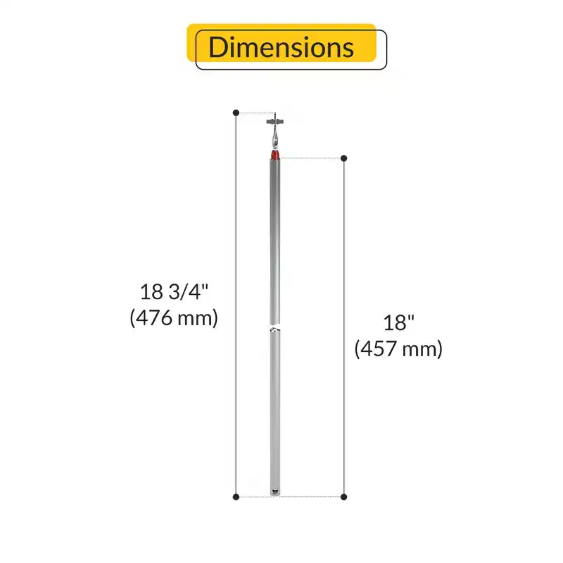 Brixwell 70-N18sr Spiral Window Balance 18 Tube Length Red Bearing