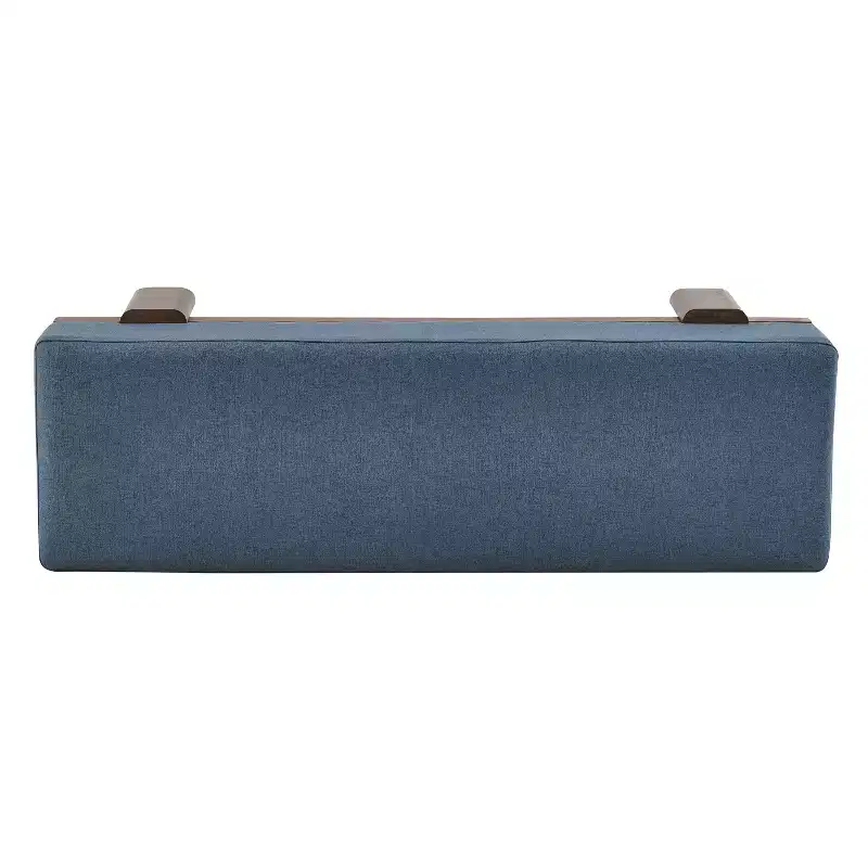 Christopher Knight Home Blinny 54.75W Upholstered Bench with Rubber Wood Legs