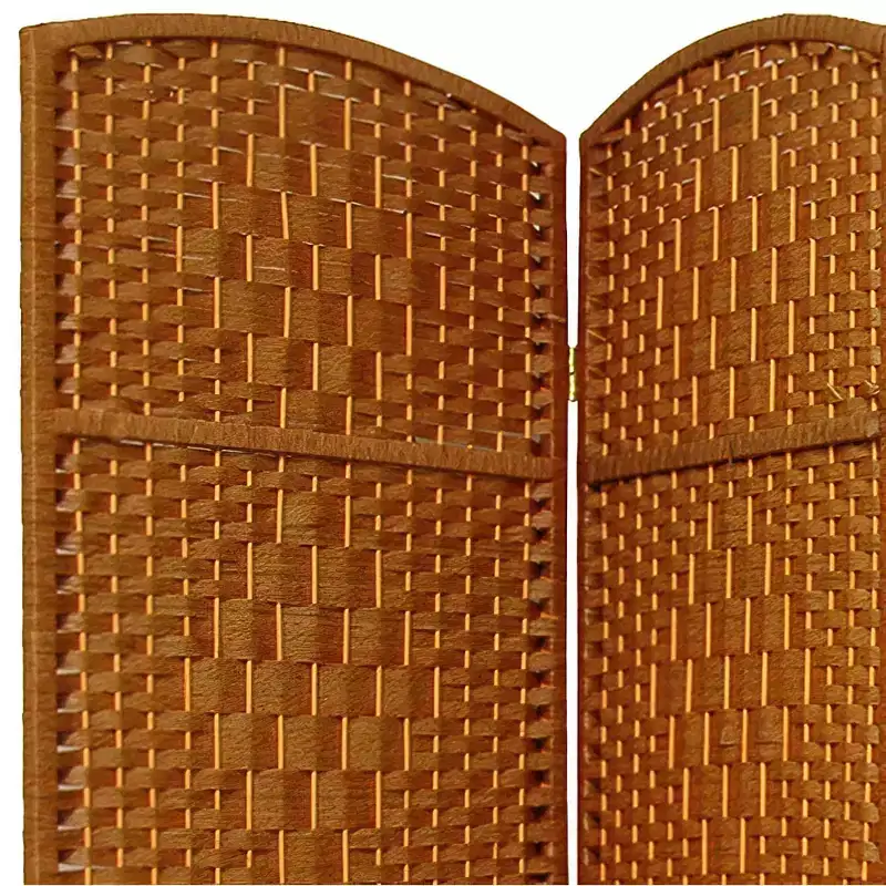 7 ft. Tall Diamond Weave Room Divider (6 Panels)
