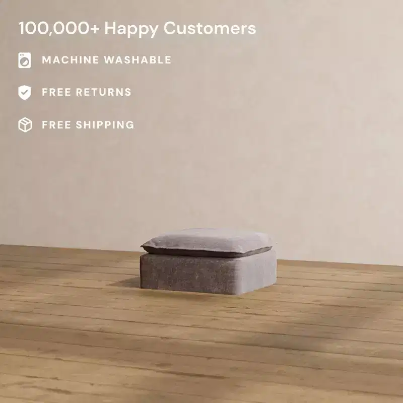 Anabei Modular Washable Ottoman | Deluxe+ Seat