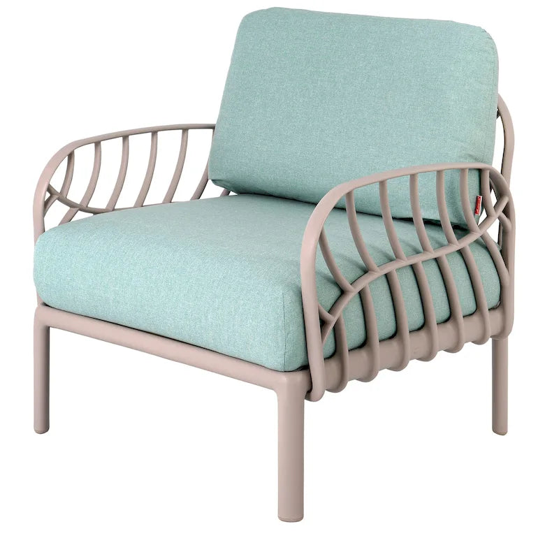 Laurel Resin All Weather Club Chair with Cushions