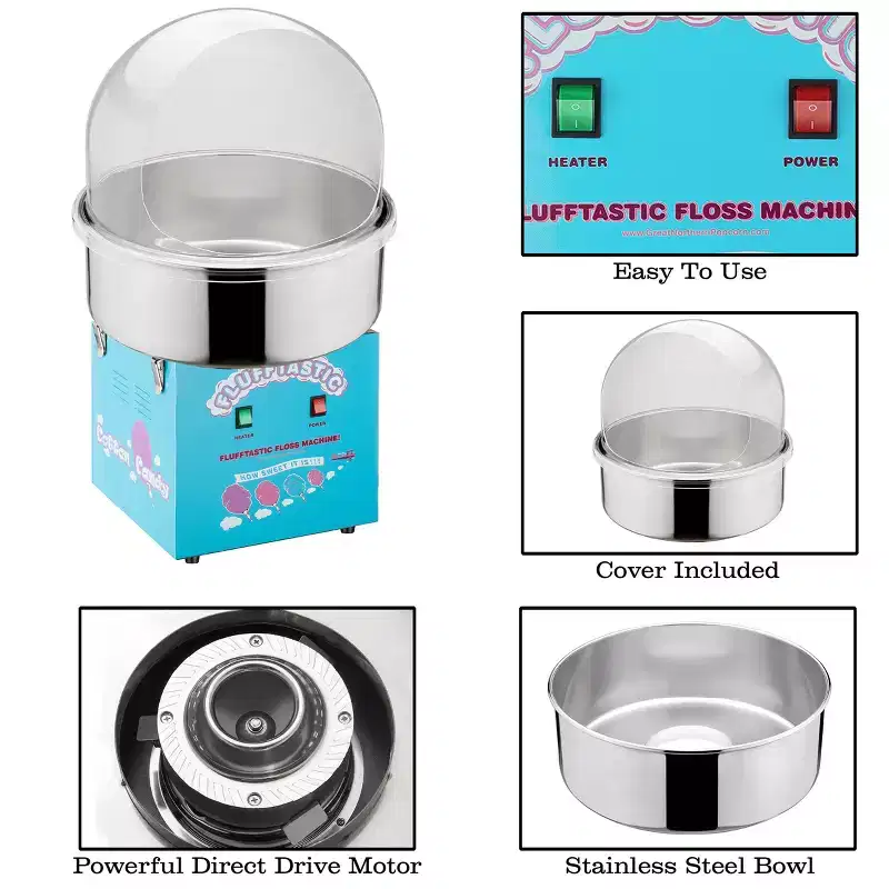Great Northern Popcorn Candy Floss Maker and Dome