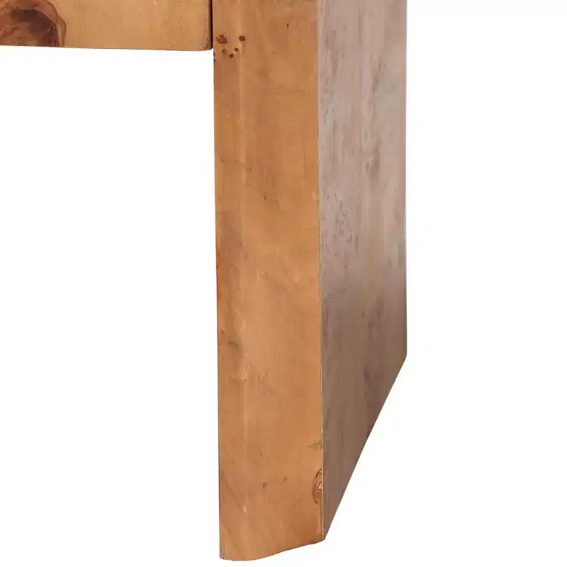 bali & pari Nebu Wood Nightstand Mappa Burl
