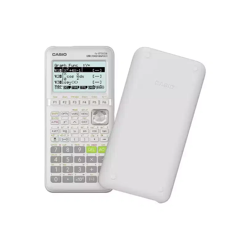 Open Box - Casio FX-9750GIII Graphing Calculator - White: SAT & AP Exam Approved, 60KB Storage