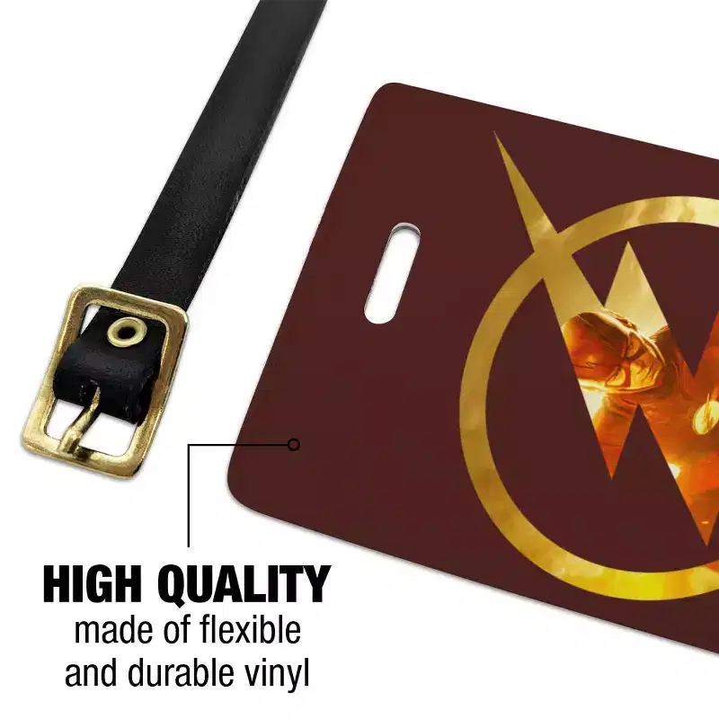 The Flash Tv Series Flash In Logo Luggage ID Tags Set of 2