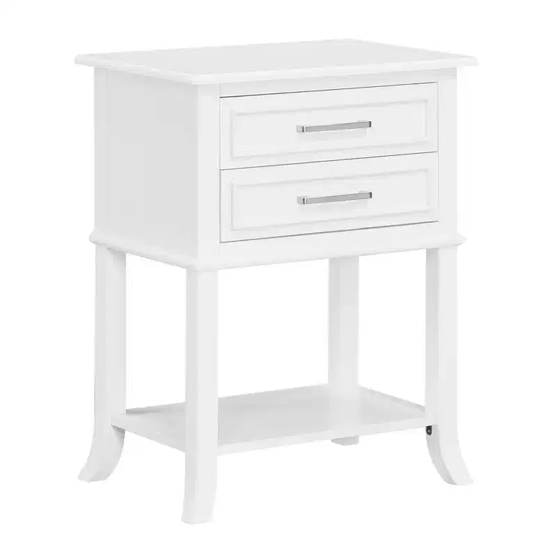 Breighton Home Sydney 2 Drawer End Table with Shelf