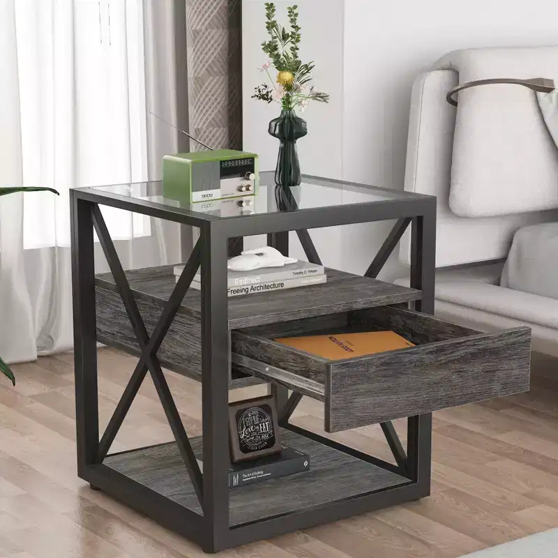 MAYEERTY 3-Piece Industrial Dining Table Set for 2, Kitchen Table and Chairs, Dining Room Sets for Small Spaces