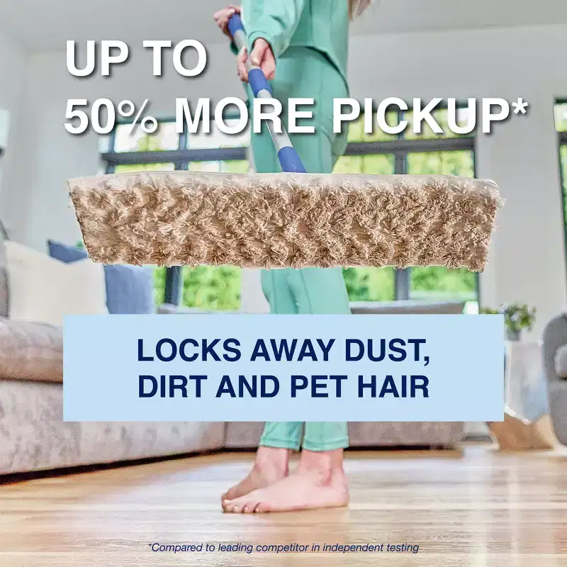 Bona Heavy Duty Multi-Surface Dry Cloth Refills for Floor Sweeping and Cleaning - 14ct