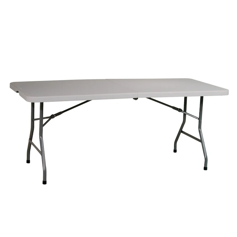 6 ft. Center-fold Resin Top Multi-purpose Table