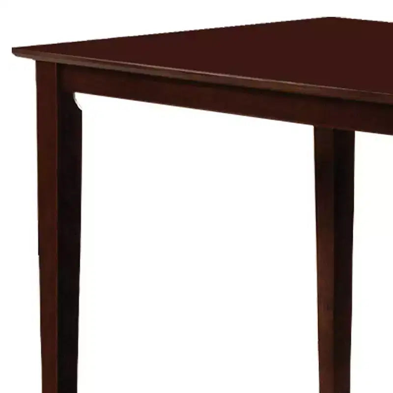 Samuel 47" Dining Tables Espresso and Microfiber - Acme Furniture