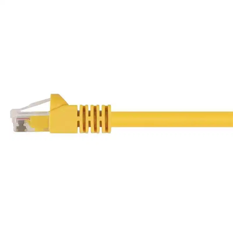 Monoprice Cat5e Ethernet Patch Cable - 25 Feet - Yellow | Network Internet Cord - RJ45, Stranded, 350Mhz, UTP, Pure Bare Copper Wire, 24AWG