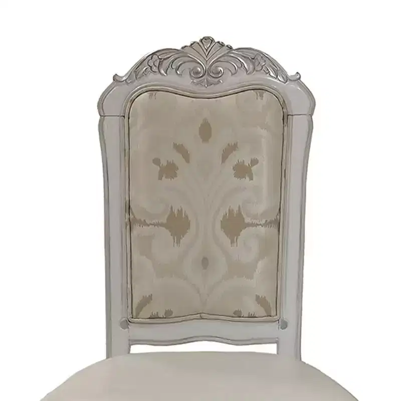 25.75" Dresden Dining Chair: Upholstered, Tufted Back, Composite Wood - Acme Furniture