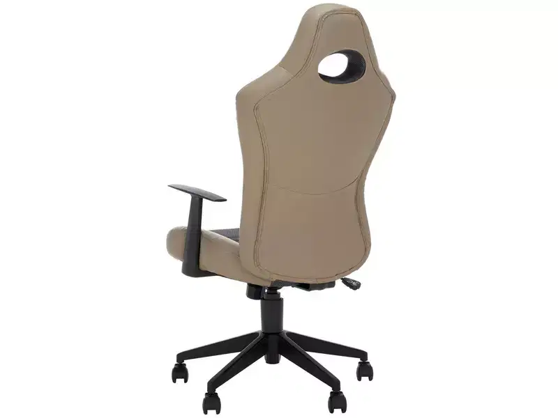 Belinda Swivel Desk Chair - Height Adjustable - FOX8503 - Black/Grey - Safavieh
