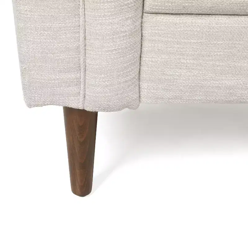 Christopher Knight Home Cantrell Tufted Loveseat Beige/Espresso
