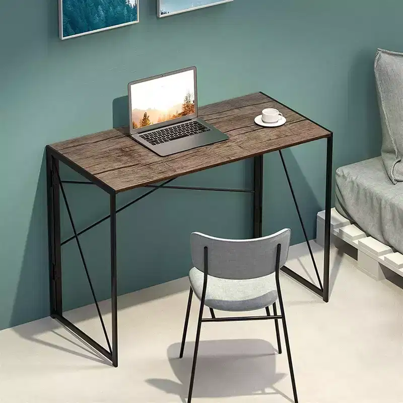 Metal & Particle Board Folding Computer Desk 39''L x 20''W x 28.5''H