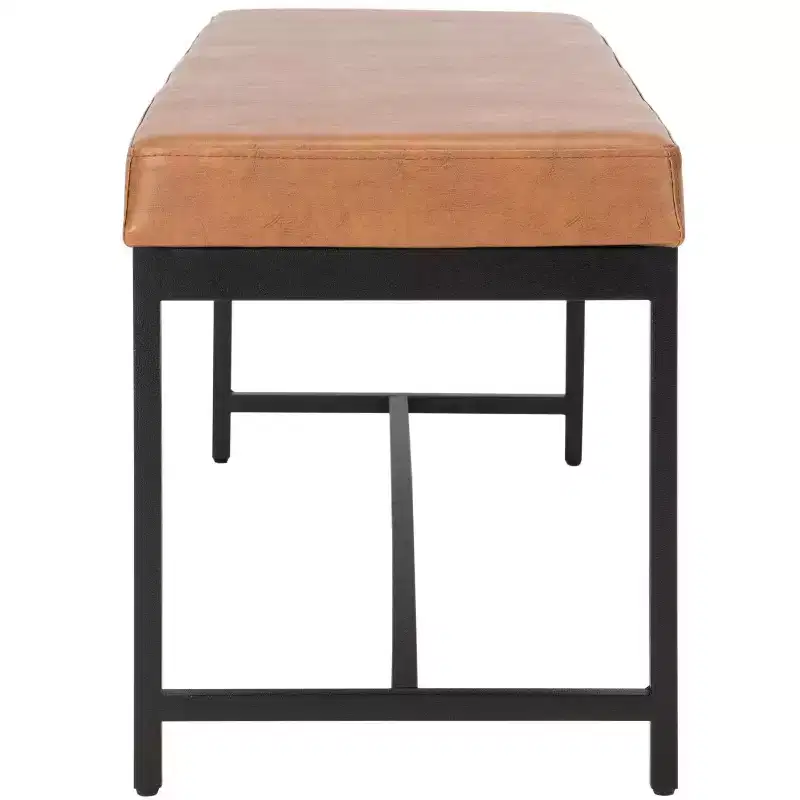 Chase Faux Leather Bench - BCH6204 - Safavieh