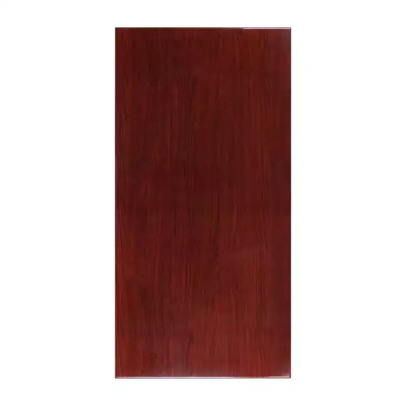 Flash Furniture 30'' x 60'' High-Gloss Resin Table Top with 2'' Thick Drop-Lip