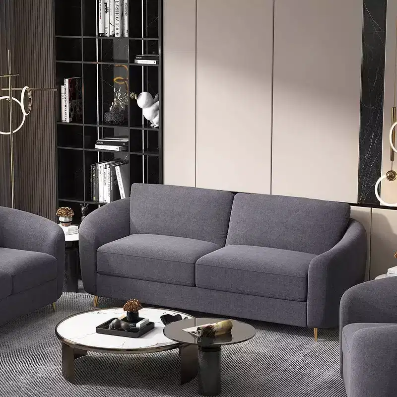 60" Yuina Sofa Gray Linen - Acme Furniture