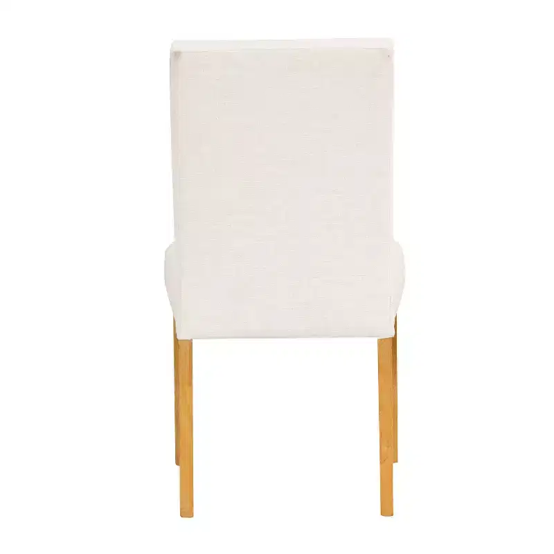 HomePop Set of 2 Tufted Back Dining Chairs Plywood Frame, Capacity
