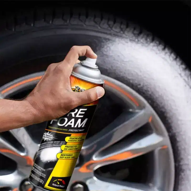 Armor All 20oz Tire Foam Automotive Wheel Cleaner: Unscented Car Cleaning Supplies, No Water Needed, Prevents Fading