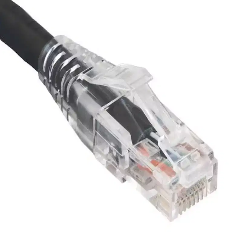 SANOXY Cables and Adapters; 25ft Cat6 550 MHz UTP Ethernet Network Patch Cable with Clear Snagless Boot, Black
