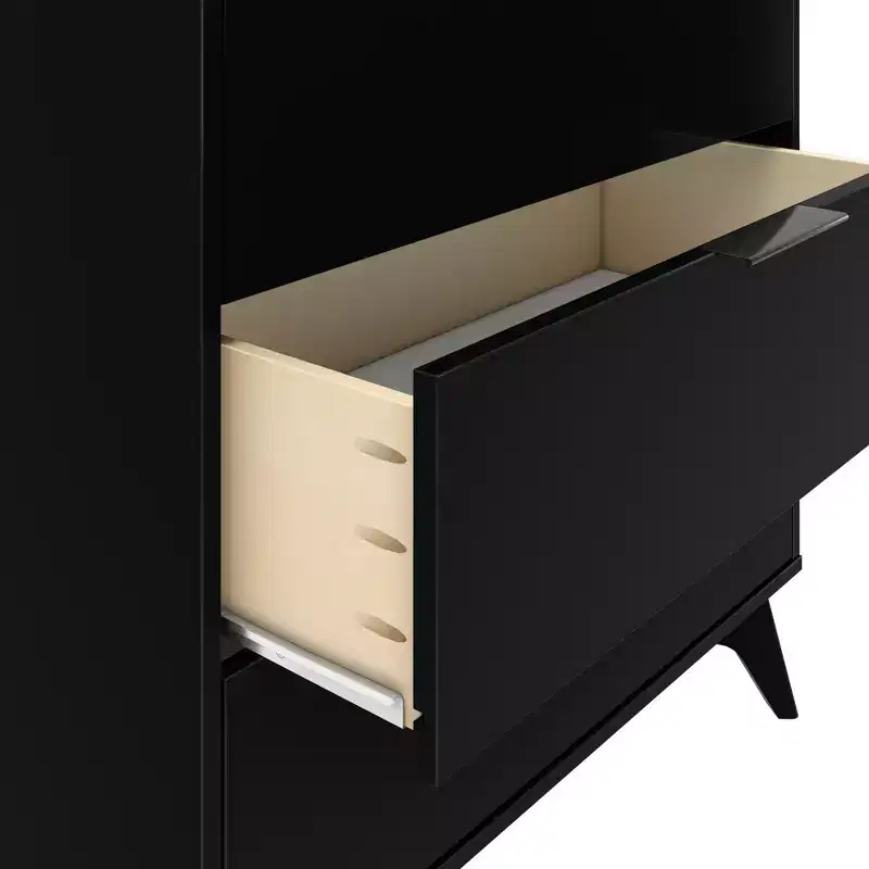 Plank+Beam 3 Drawer Dresser with Brass Handle