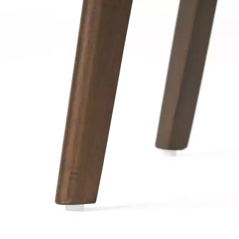 GDFStudio Willis Rubberwood Upholstered Dining Chairs (Set of 4)