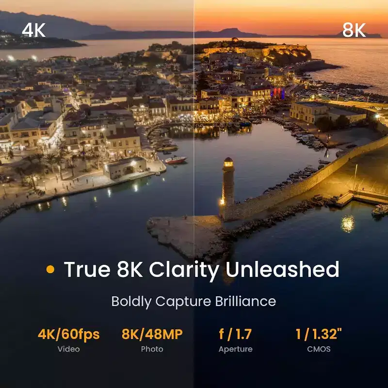 SKYROVER X1 Fly More Combo, Drone with Camera 4K for Adults, 8K Photo, Under 249g, 50000ft Transmission, 96-Min Flight Time with 3 Batteries