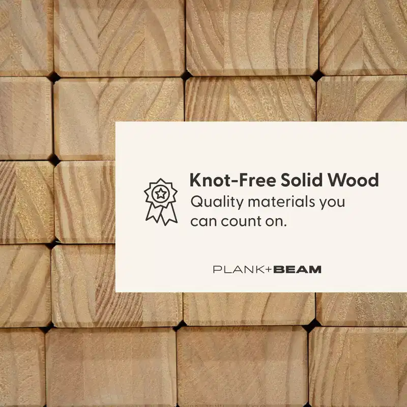Plank+Beam 3 Drawer Dresser with Brass Handle