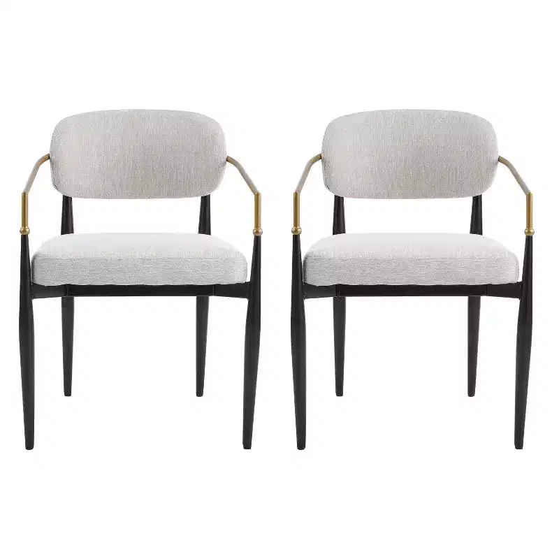 Christopher Knight Home Elodie Modern Upholstered Dining Chairs (Set of 2)